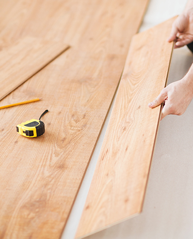 wood floor fitting